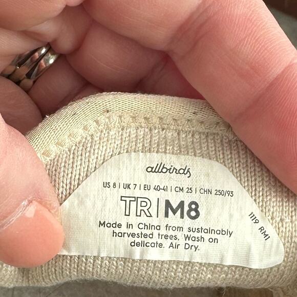 allbirds Men’s Tree Runners Wheat (Beige Sole) - Picture 13 of 15